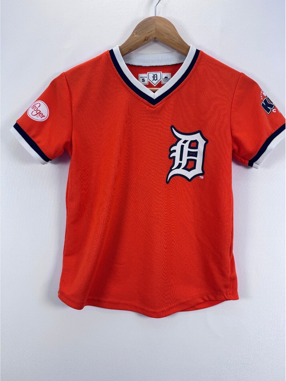Cotopaxi Detroit Tigers Kids Club Youth S Baseball Jersey Orange Short Sleeve